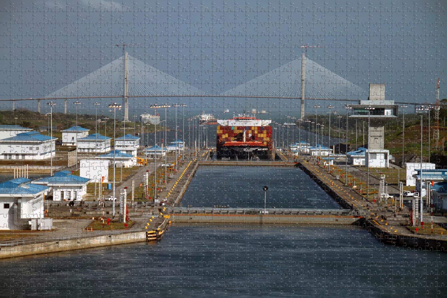 1000 Piece Wooden Jigsaw Puzzle - Panama Canal Travel Souvenir for Adults | Perfect for Home Decor, Stress Relief & Family Game Night