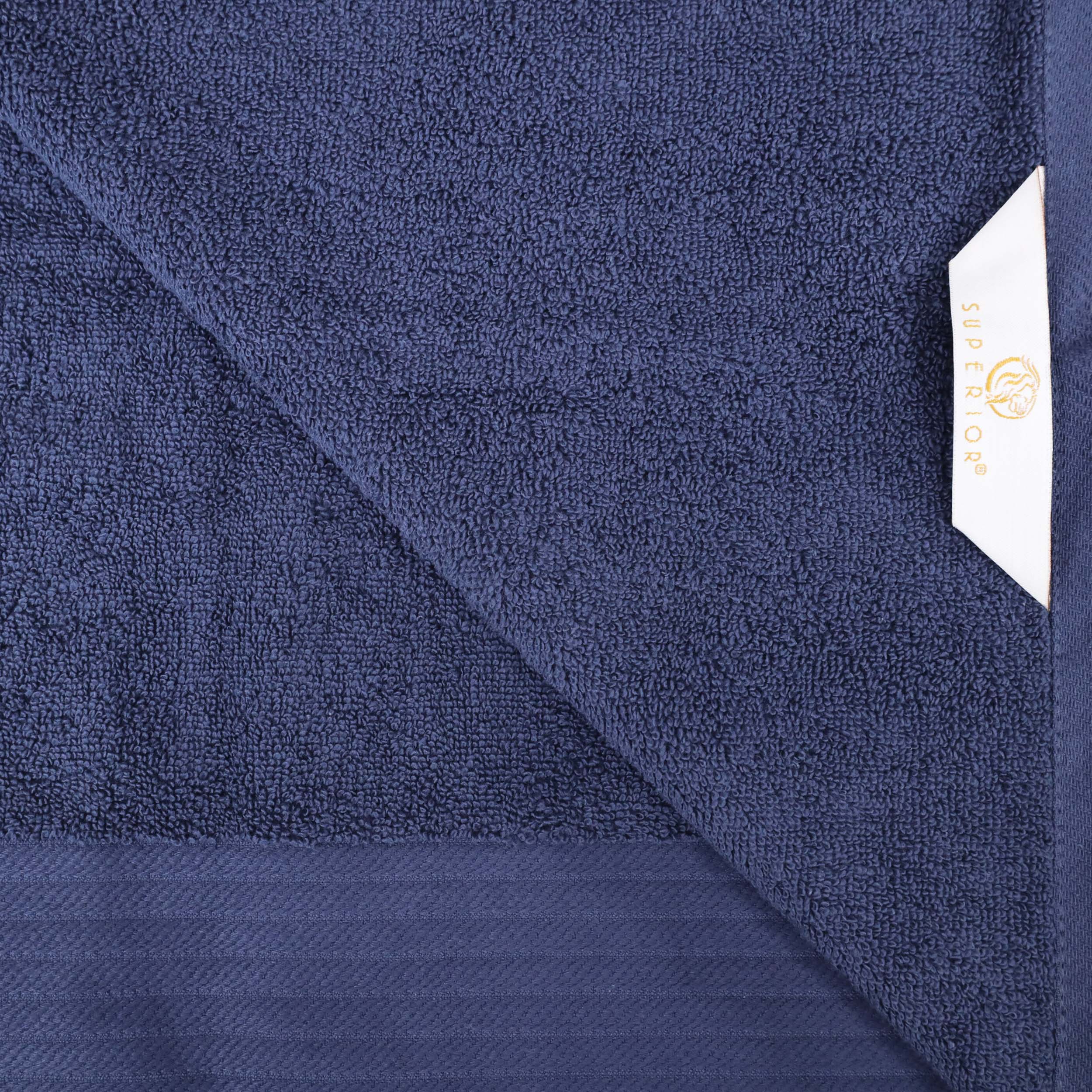 Premium 12-Piece Turkish Cotton Face Towel Set - Jacquard Herringbone & Solid Design | Soft & Absorbent for Bathroom, Spa, Gym & Travel