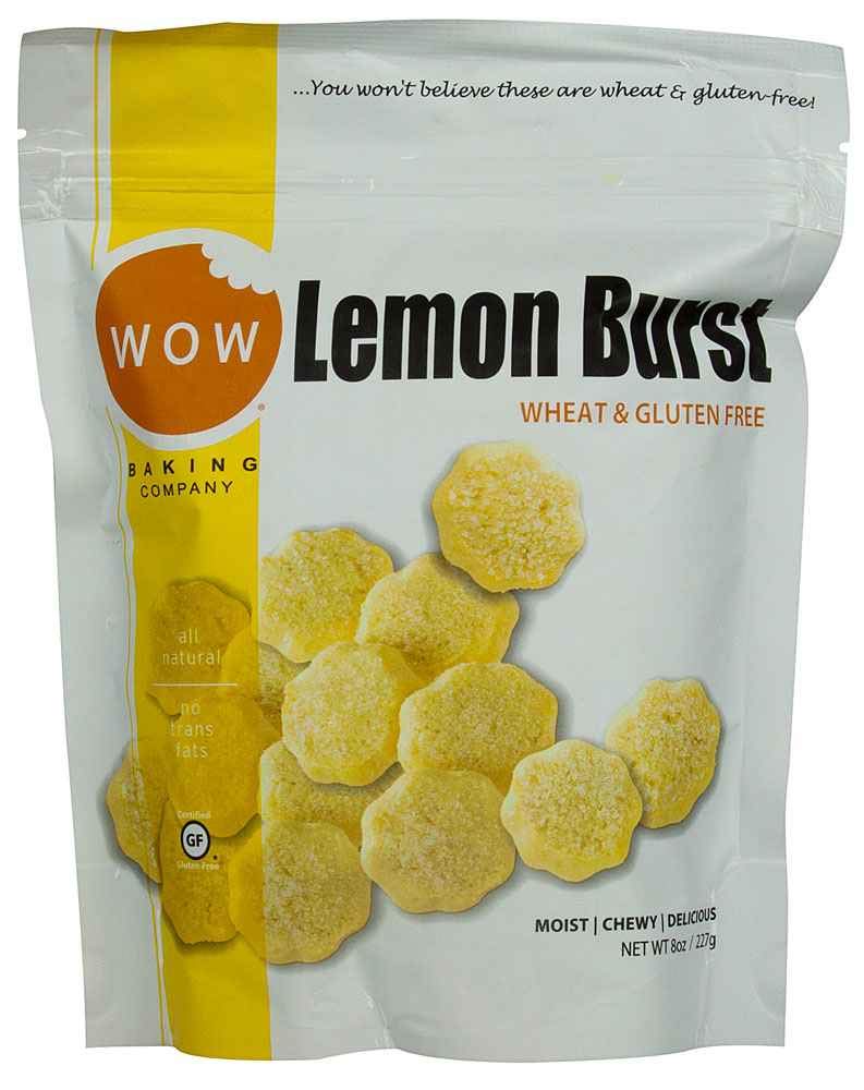 Wow Baking Lemon Burst Cookies - 12 Pack (8 oz Each) | Zesty Lemon Flavor | Perfect for Parties, Gifts & Afternoon Tea | Fresh Baked Gourmet Cookies