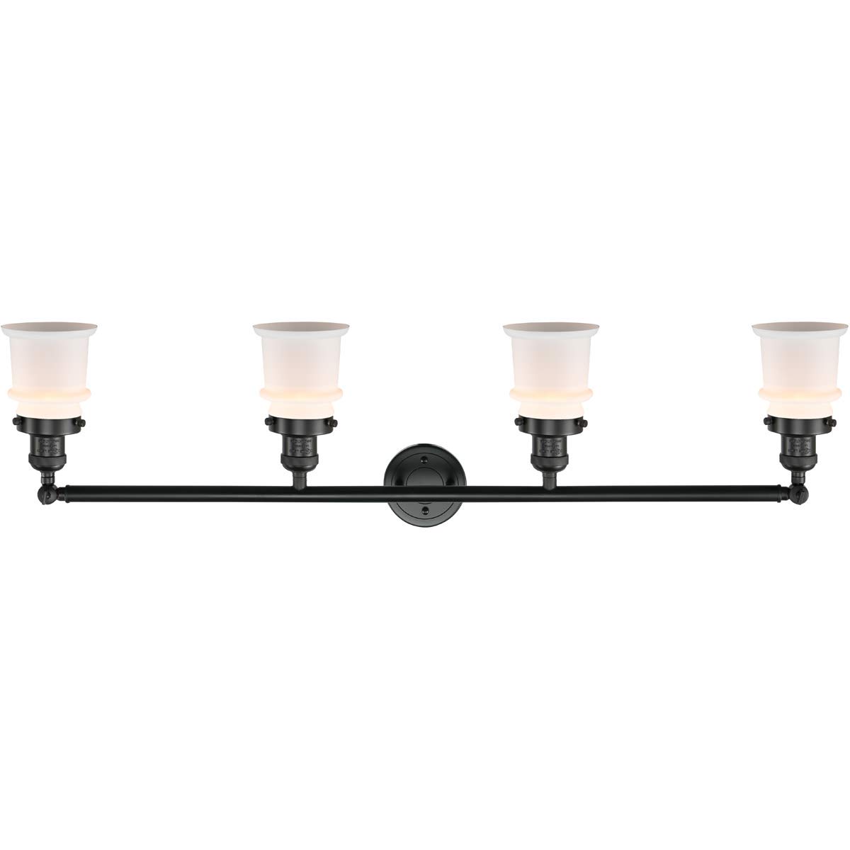 Franklin Restoration Collection 215-BK-G181S-LED Modern LED Bathroom Vanity with Mirror - Black Finish, Energy Efficient Lighting for Bathroom Makeover & Home Renovation Projects