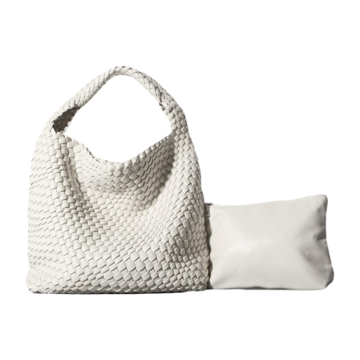 Stylish Large Woven Tote Bag for Women - Soft PU Leather Handbag with Retro Shoulder Strap | Perfect for Beach, Shopping & Holiday Travel Accessories