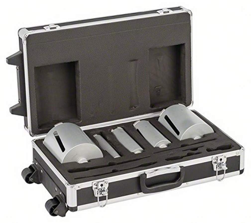 Bosch 2608587007 Diamond Core Drill Bit Set - 1/2 Inch (38/52/65/117/127 x 150mm) for Dry Core Drilling - Perfect for Concrete, Brick, and Masonry Work - Ideal for Construction, Renovation, and DIY Projects