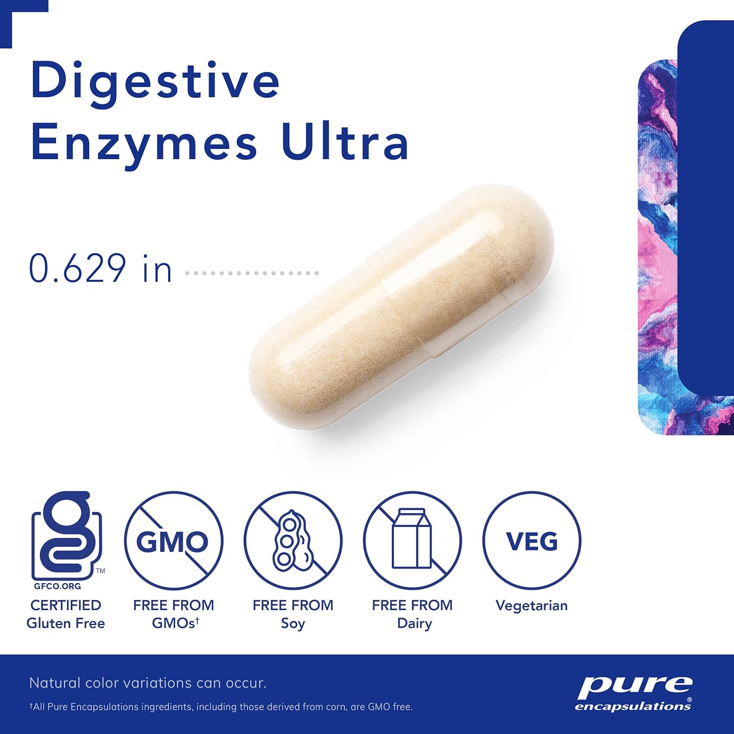 Pure Encapsulations Digestive Enzymes Ultra Supplement - 90 Capsules for Gut Health & Digestion Support - Gluten Free, Non-GMO - Ideal for Bloating Relief & Food Intolerance