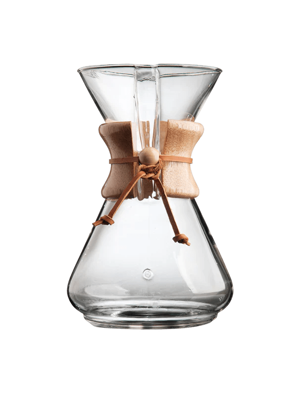 Chemex 10-Cup Classic Series Pour Over Coffee Maker - Perfect for Home Brewing & Specialty Coffee Lovers