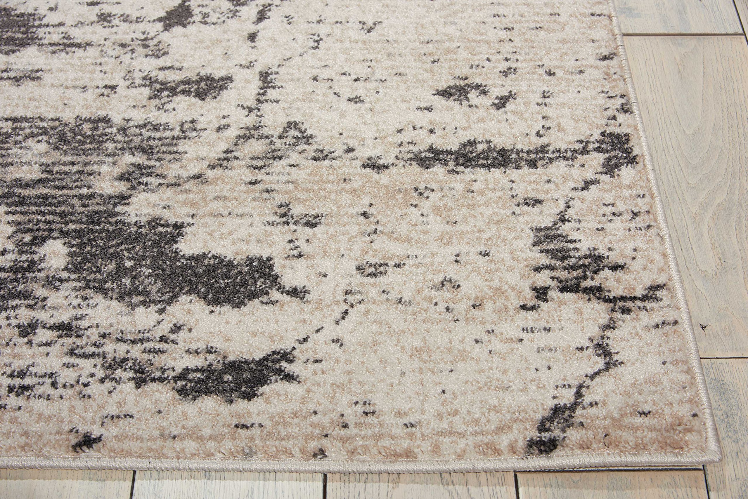 Nourison Maxell Modern Ivory/Grey 9'3