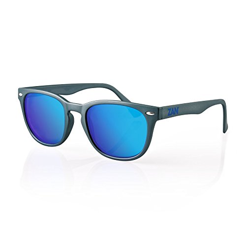 Matte Gunmetal Frame Smoked Cyan Mirror Lens