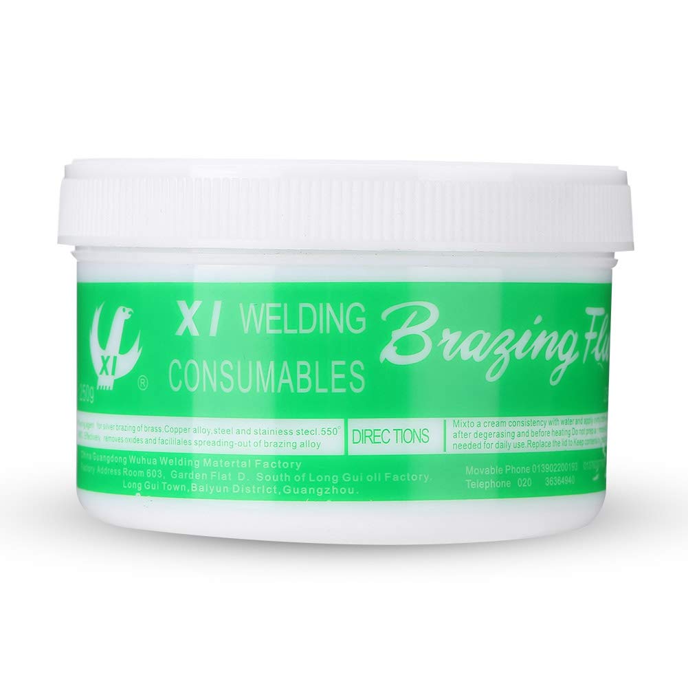 TMISHION 250g Gold Silver Brazing Flux Powder - High Temperature Welding Flux for Jewelry Making, Metal Casting & DIY Repair - Premium Solder Flux for Brazing, Soldering & Welding Accessories (Perfect for Jewelers, Hobbyists & Metalworkers)