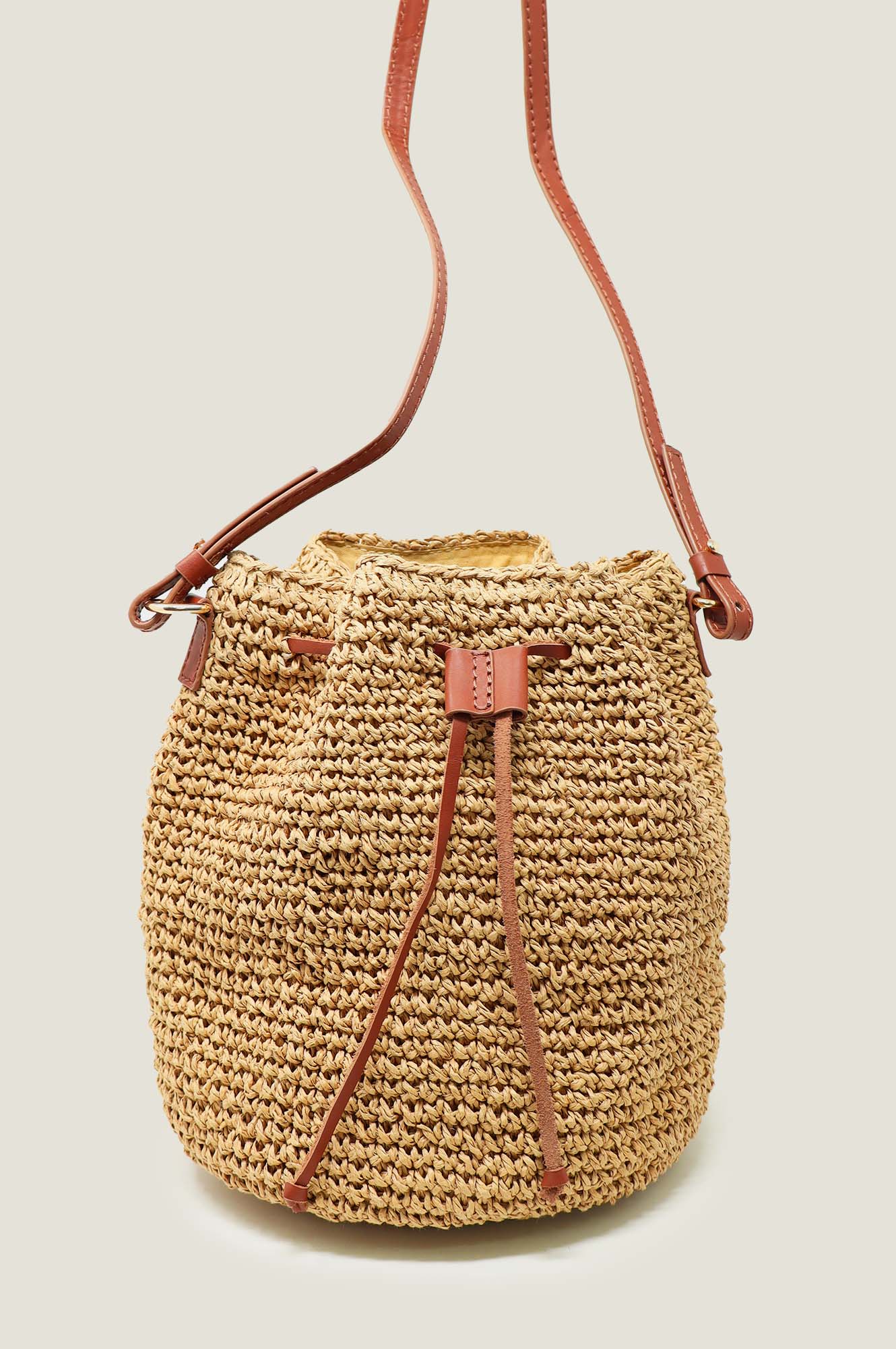 Raffia Crossbody Pouch Bag - Natural Woven Handmade Purse for Women | Perfect for Beach, Vacation & Summer Outfits