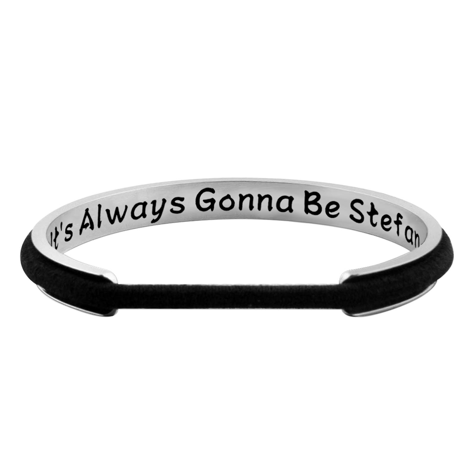 Stefan Hair Tie Bracelet - Elastic Band Bangle for Vampire Lovers | Vampire Diaries Inspired Gift for Fans | Perfect for Cosplay, Halloween & TV Show Merch Collectors