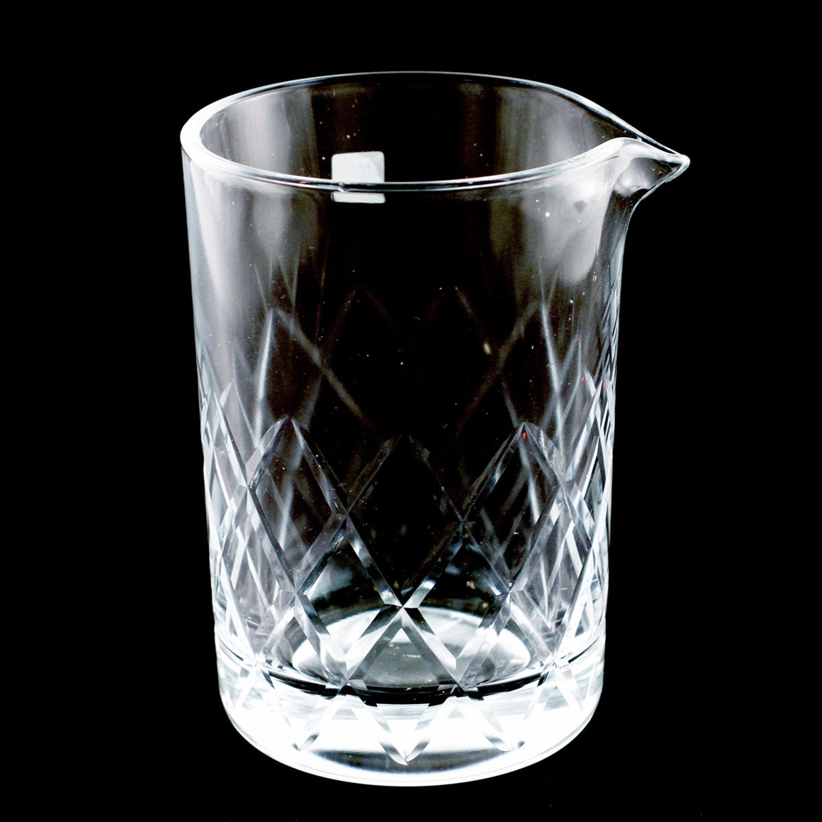 Premium Maru T Diamond Cut Mixing Glass - 430ml (14.5 fl oz) - Crystal Clear Cocktail Mixing Glass for Bartenders & Home Bars - Perfect for Mixing Martinis, Cocktails & Spirits