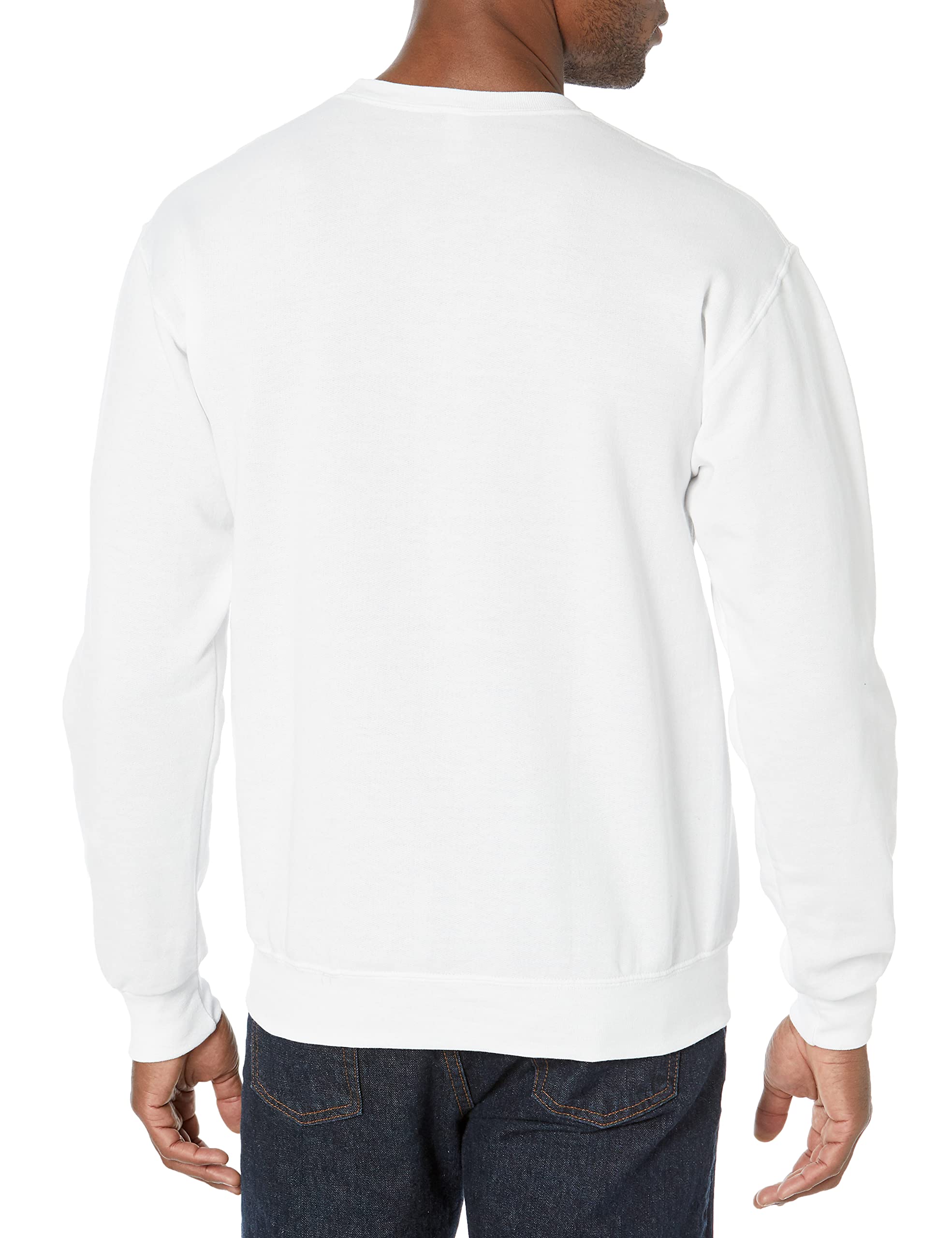 Fruit of the Loom Men's Soft Fleece Sweatshirt | Comfortable Pullover Hoodie for Casual Wear | Perfect for Lounging, Workouts & Outdoor Activities