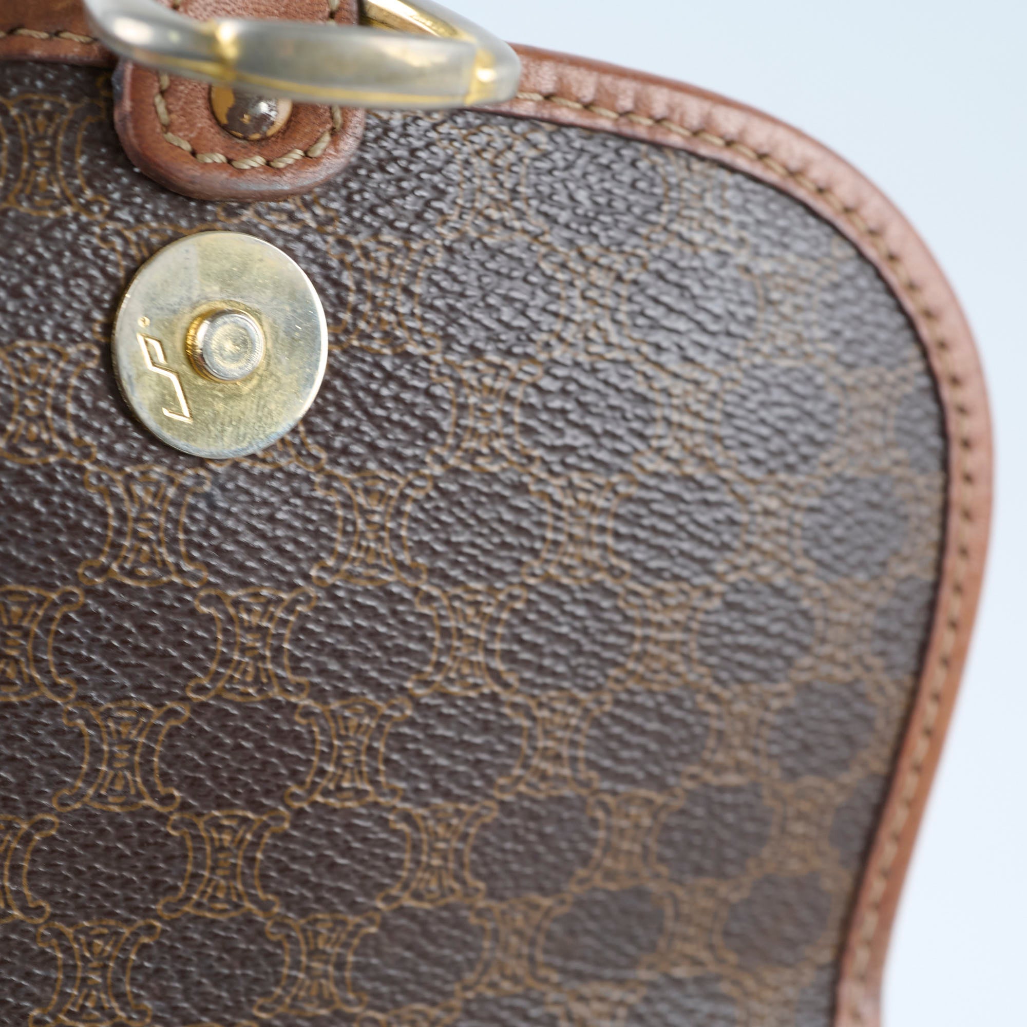 Vintage Celine Brown Crossbody Bag for Women | Authentic Leather Shoulder Bag | Perfect for Daily Use, Travel & Casual Outfits