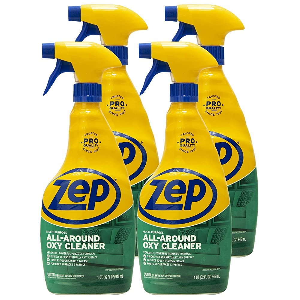 Zep All-Purpose Oxy Cleaner & Degreaser - 32 oz (946ml) - Heavy Duty Stain Remover for Kitchen, Garage & Industrial Use - Safe on Most Surfaces