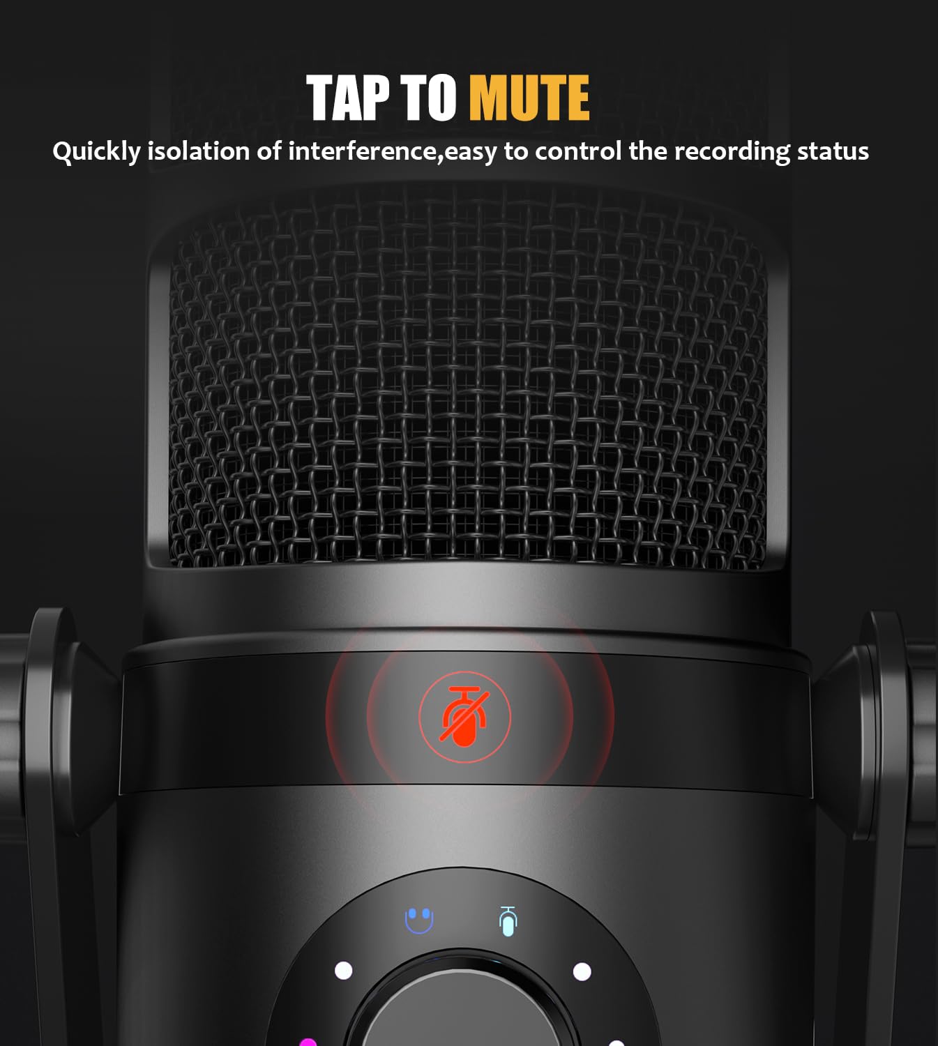 MAONO PD400X Professional USB/XLR Dynamic Microphone with EQ Control, Tap-to-Mute & Headphone Monitoring - Studio Quality Podcast Mic for Recording, Streaming, Gaming & Voice Overs - Perfect for Home Studios & Content Creators