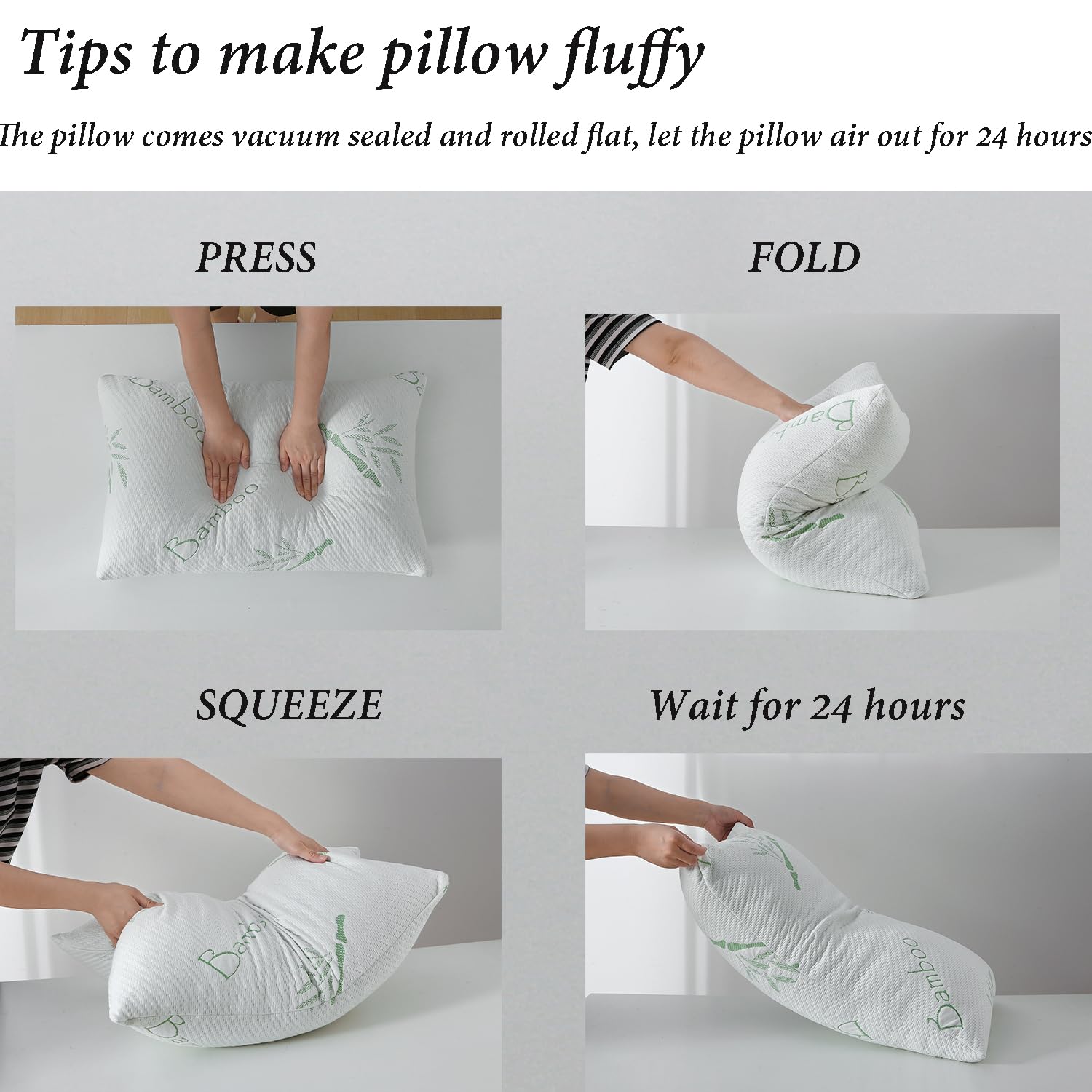 Cooling Breathable Memory Foam Pillow 2-Pack - Queen Size Firm Support for Neck & Shoulder Pain Relief | Hotel Quality Shredded Foam Pillows with Zippered Cover | Perfect for Side Sleepers, Back Pain Sufferers & Hot Sleepers