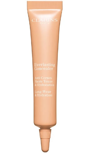Clarins Everlasting Concealer - Full Coverage, Long-Lasting, Crease-Proof Under Eye Concealer for Dark Circles & Blemishes | Perfect for Everyday Makeup & Professional Use
