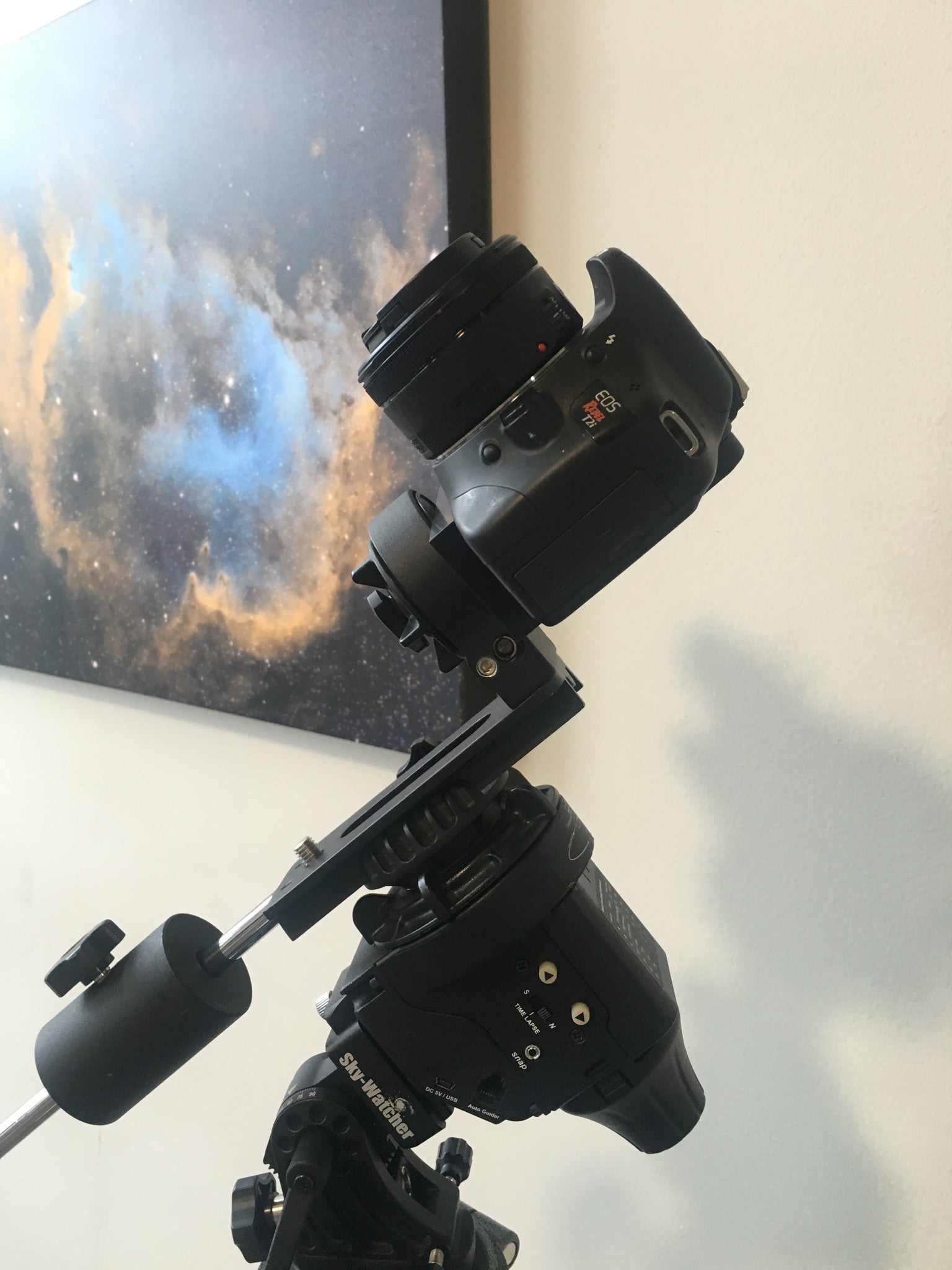 Star Adventurer DSLR Side by Side Guiding Plate - Precision Telescope Mount Accessory for Astrophotography & Night Sky Photography