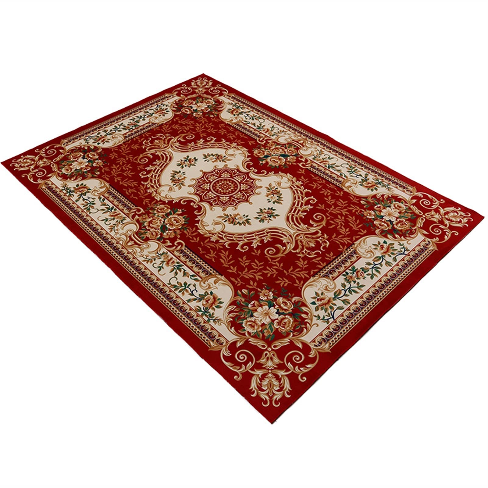 LeiJunDuoRong Tibetan Carpets - Handmade Printed & Dyed Rugs for Living Room, Bedroom & Entryway - Non-Slip Sofa & Coffee Table Floor Mats - Soft Bedside Carpets for Home Decor - Perfect for European & American Style Interiors