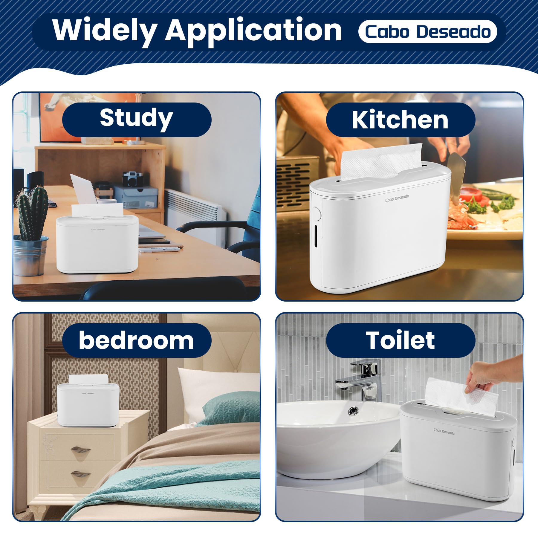 Commercial Countertop Paper Towel Dispenser - Multifold/Trifold/C-Fold Hand Towel Holder for Kitchen, Bathroom, Hotel & Office Use | 200-Sheet Capacity with Refill Reminder | Ideal for Restaurants, Hospitals & Public Restrooms