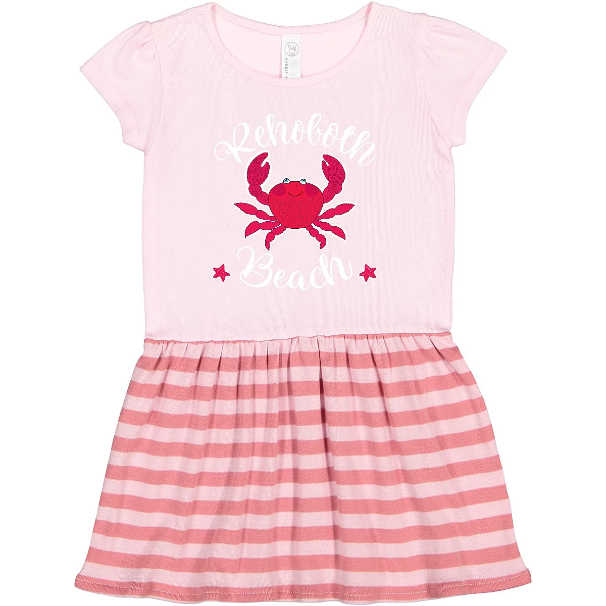 Inktastic Rehoboth Beach Delaware Toddler Dress - Cute Summer Outfit for Girls, Beach Vacation, Family Trips & Casual Playdates
