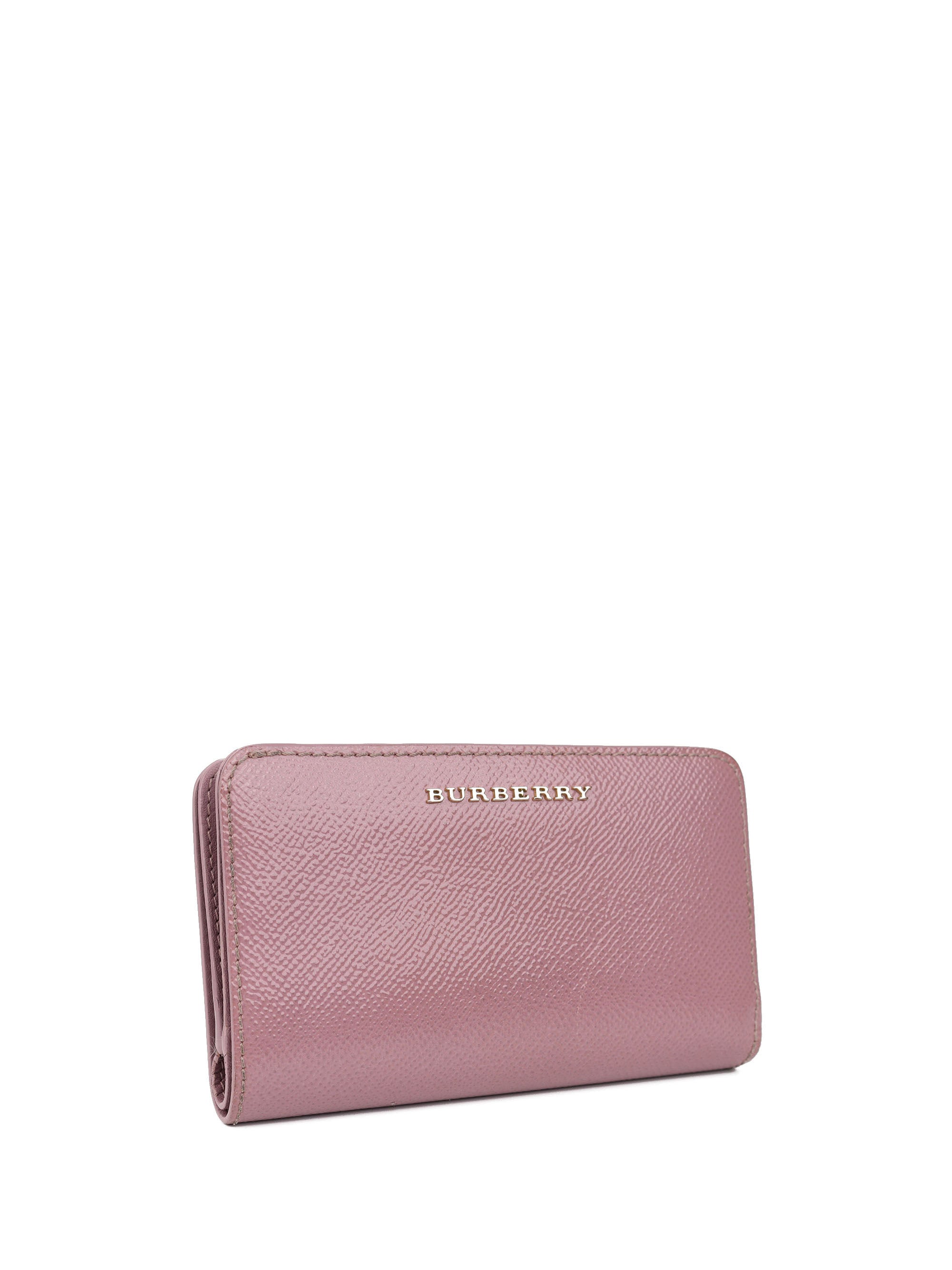 Burberry Violet Wallet for Women | Genuine Leather Luxury Wallet with RFID Protection | Perfect for Everyday Use, Travel & Gifting