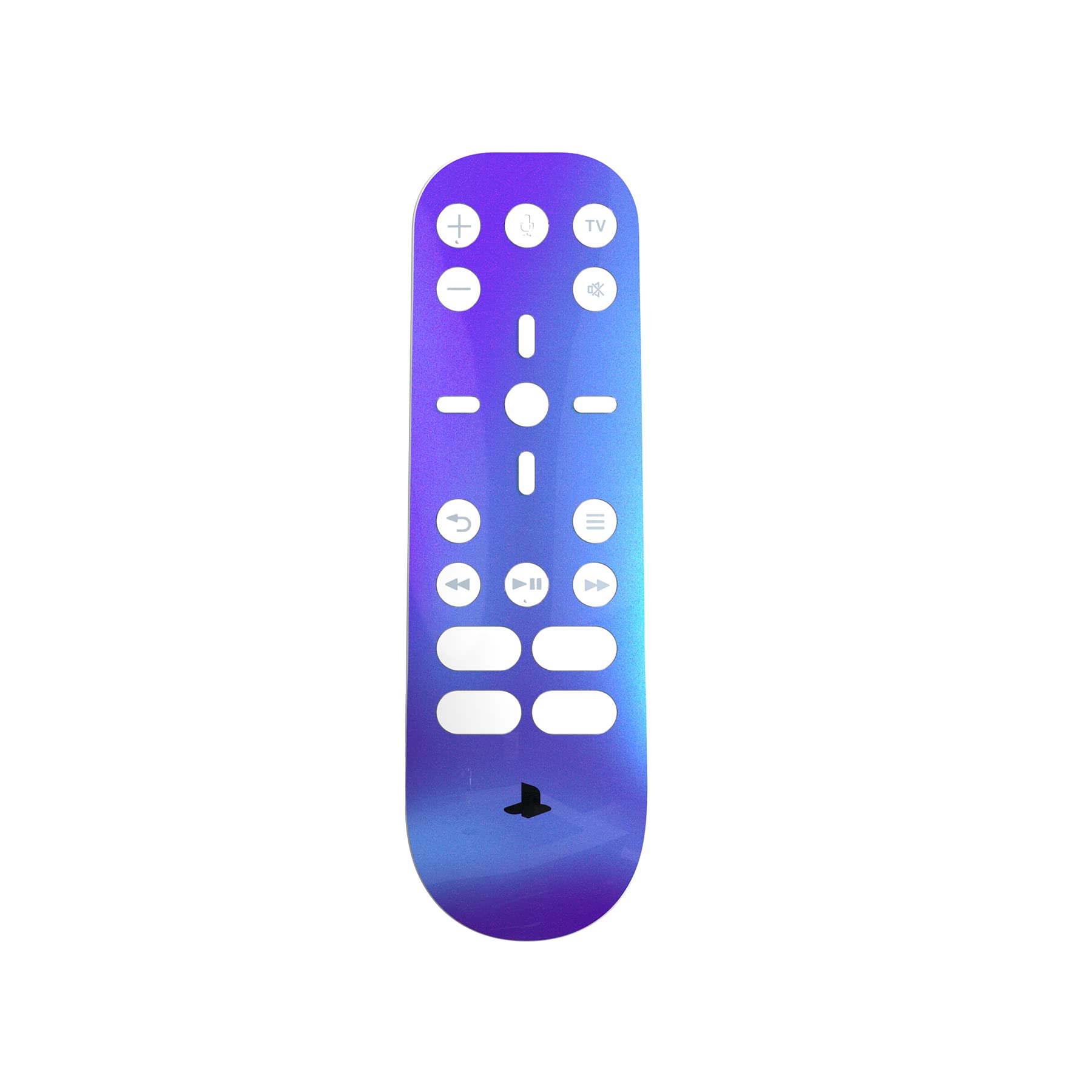 PlayVital Chrome Purple Blue Glossy Full Skin Decal Set for PS5 Console Disc Edition - Vinyl Sticker Cover for PS5 Controller, Charging Station, Headset & Media Remote - Perfect for Gaming Setup & Customization