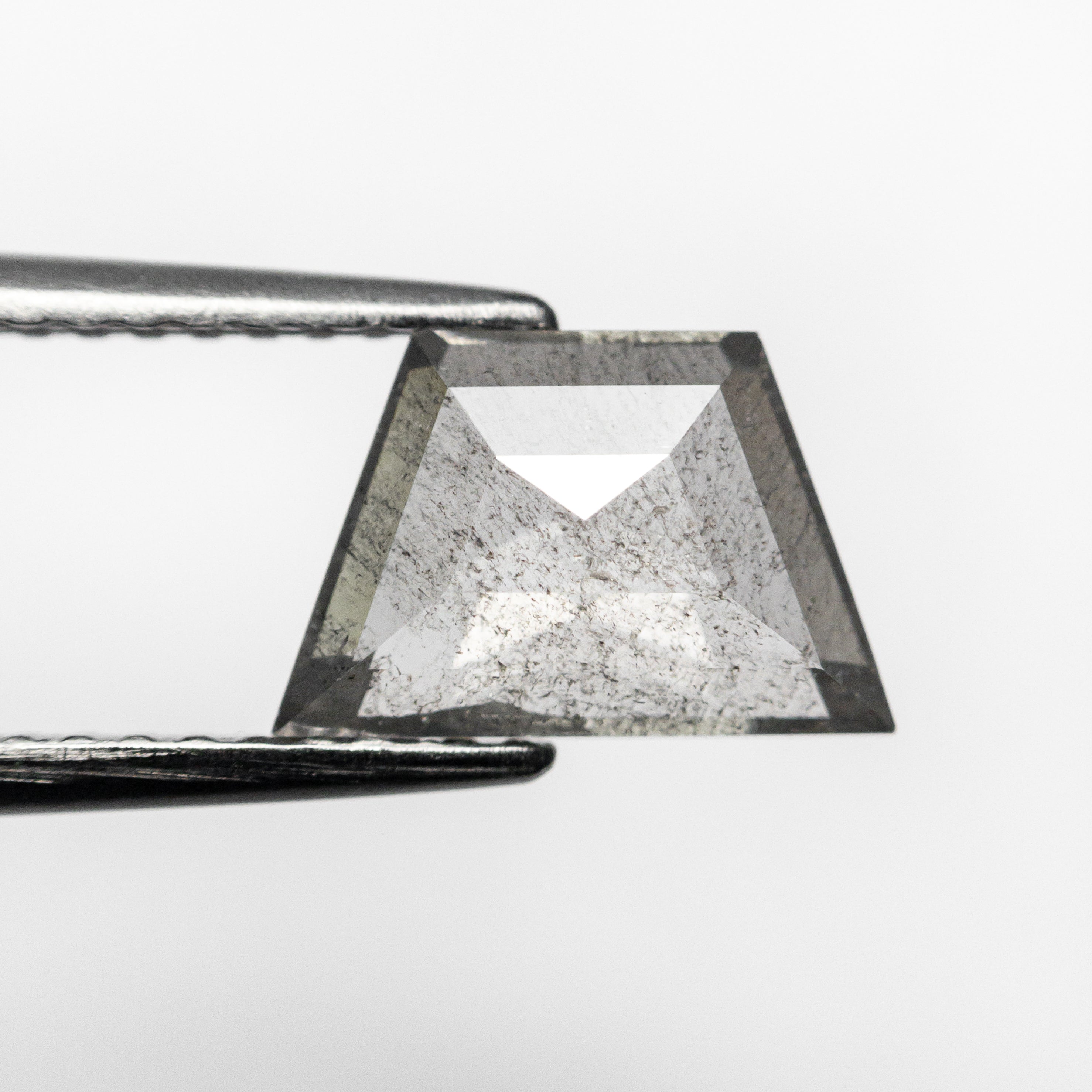 1.43ct Natural Trapezoid Rose Cut Diamond - 9.22x6.04x2.75mm for Engagement Rings & Fine Jewelry Making