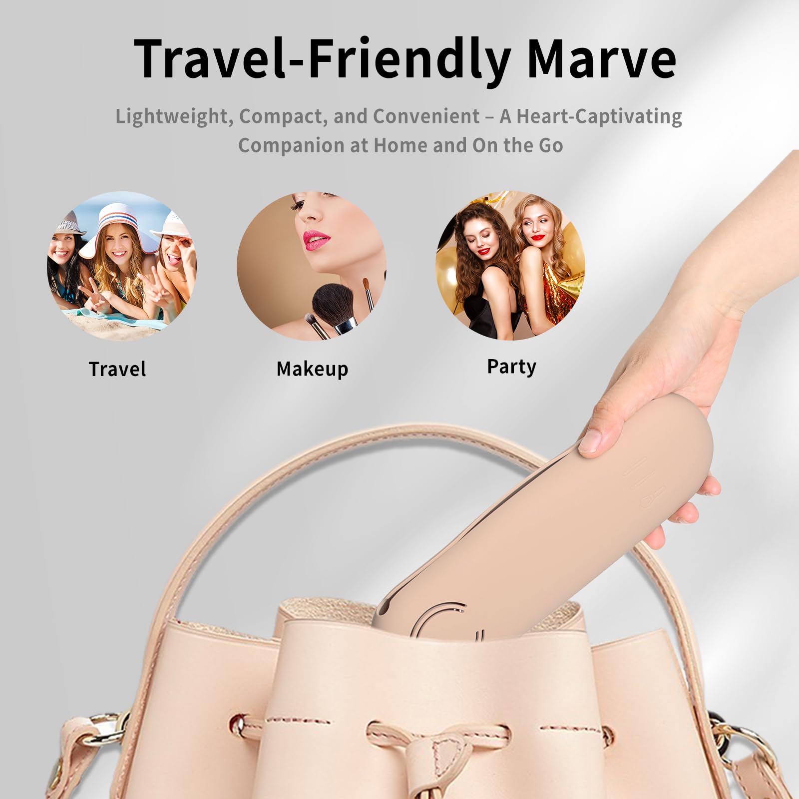 Soft Silicone Makeup Brush Holder with Double-Sided Vent - Travel-Friendly & Stylish Organizer for Women (Khaki) | Perfect for Home, Travel & Salon Use