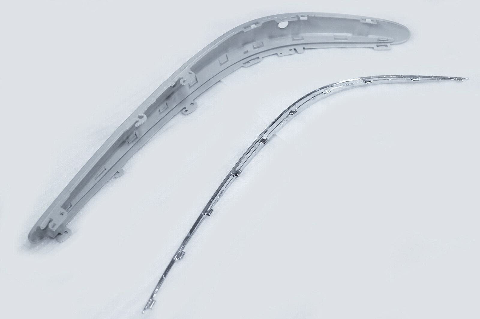 2003-2006 Mercedes-Benz E-Class W211 Front Bumper Molding with Chrome Trim | Premium Replacement Part | Perfect for Car Restoration & Customization