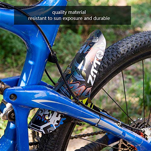 Dilwe Bike Fenders - Universal Rear Mudguard & Tire Mud Flaps for Mountain Bikes & Road Bikes | Waterproof & Durable Protection for Cycling in Rain, Mud & Wet Conditions