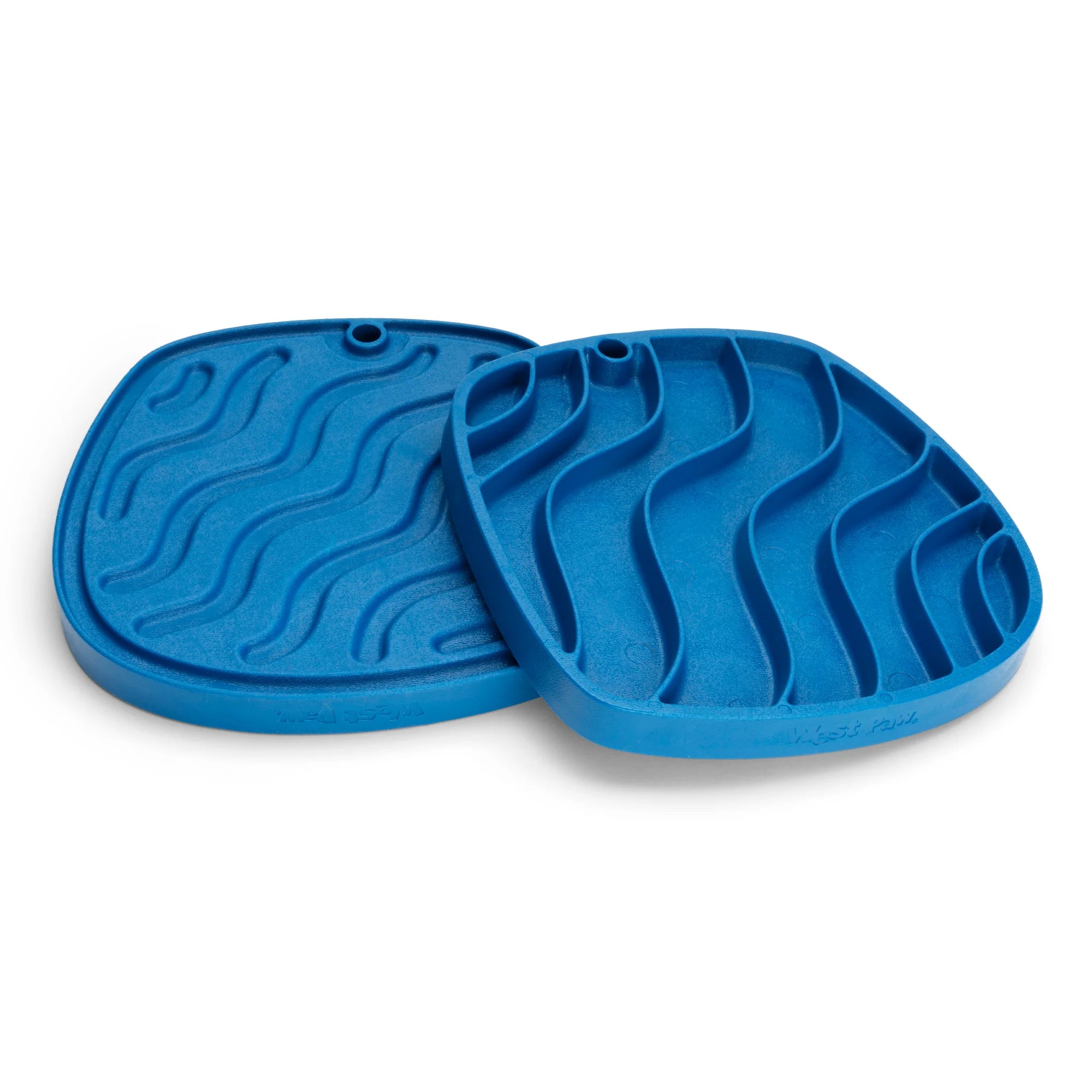 Slow Feeder Lick Mat for Dogs - Blue West Paw Licking Mat for Mealtime & Grooming | Non-Slip Dog Enrichment Toy for Anxiety Relief & Mental Stimulation | Perfect for Bath Time, Vet Visits & Training Sessions