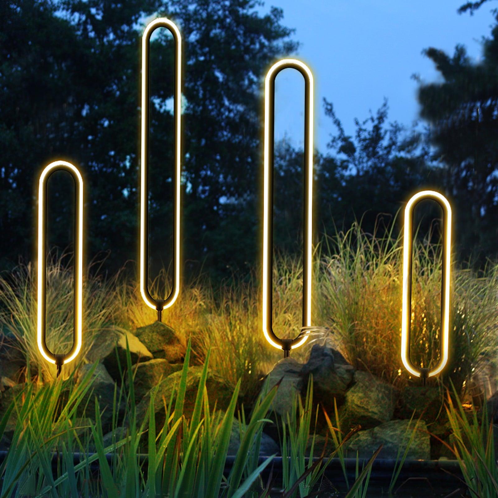 Solar Powered Camden Garden Outdoor Lights - Waterproof LED Landscape Lighting for Yard, Patio, Pathway - Perfect for Backyard, Garden, and Outdoor Decor