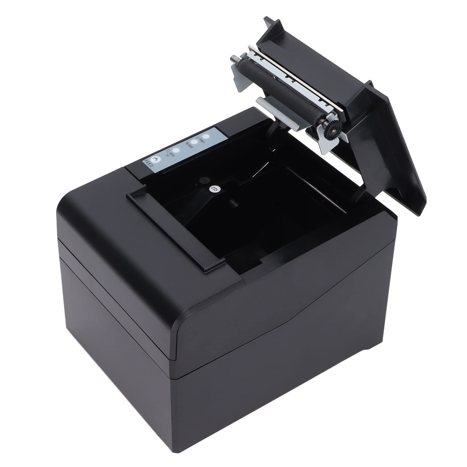 EXCLUZO USB Label Printer - Low Power Consumption, High Resolution, Portable Direct Thermal Label Printer for Shops & Kitchen - Clear Printing for Barcode, Shipping & Organization Labels (Ideal for Retail, Warehouses & Home Use)
