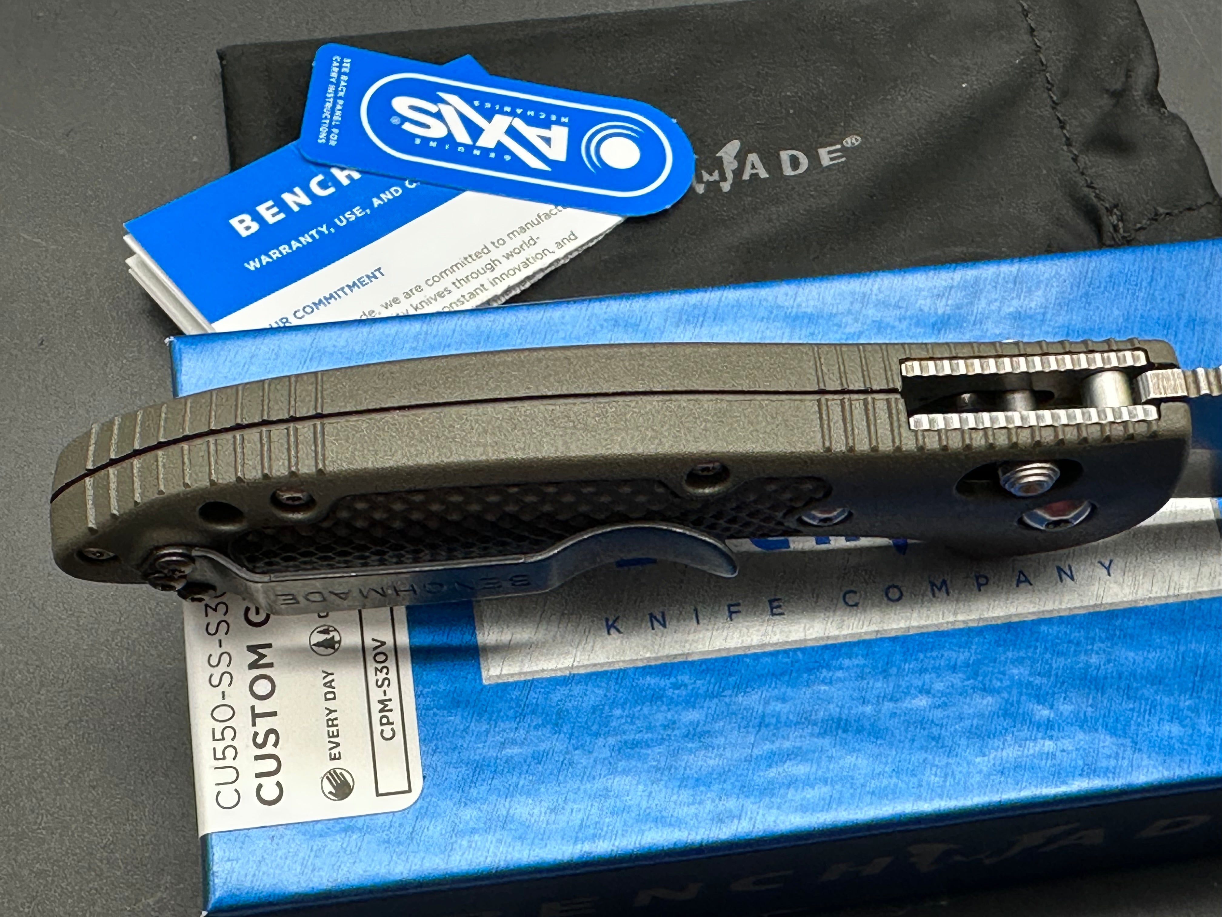 Benchmade Griptilian Custom Folding Knife - 3.45
