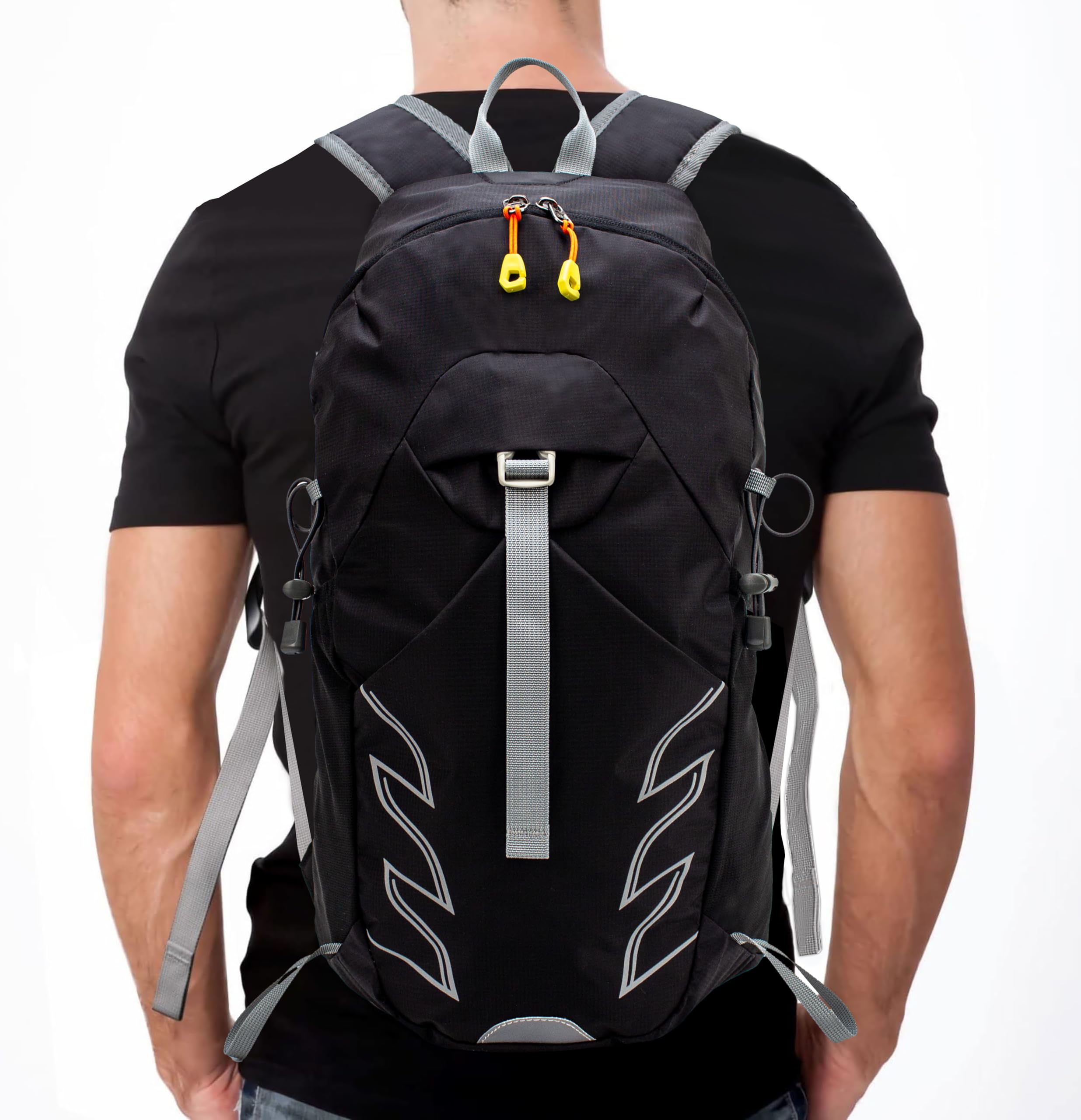**25L Lightweight Hiking Backpack - Foldable Daypack for Hiking, Cycling, Travel & Camping | Hydration Compatible, Durable & Compact for Outdoor Adventures**