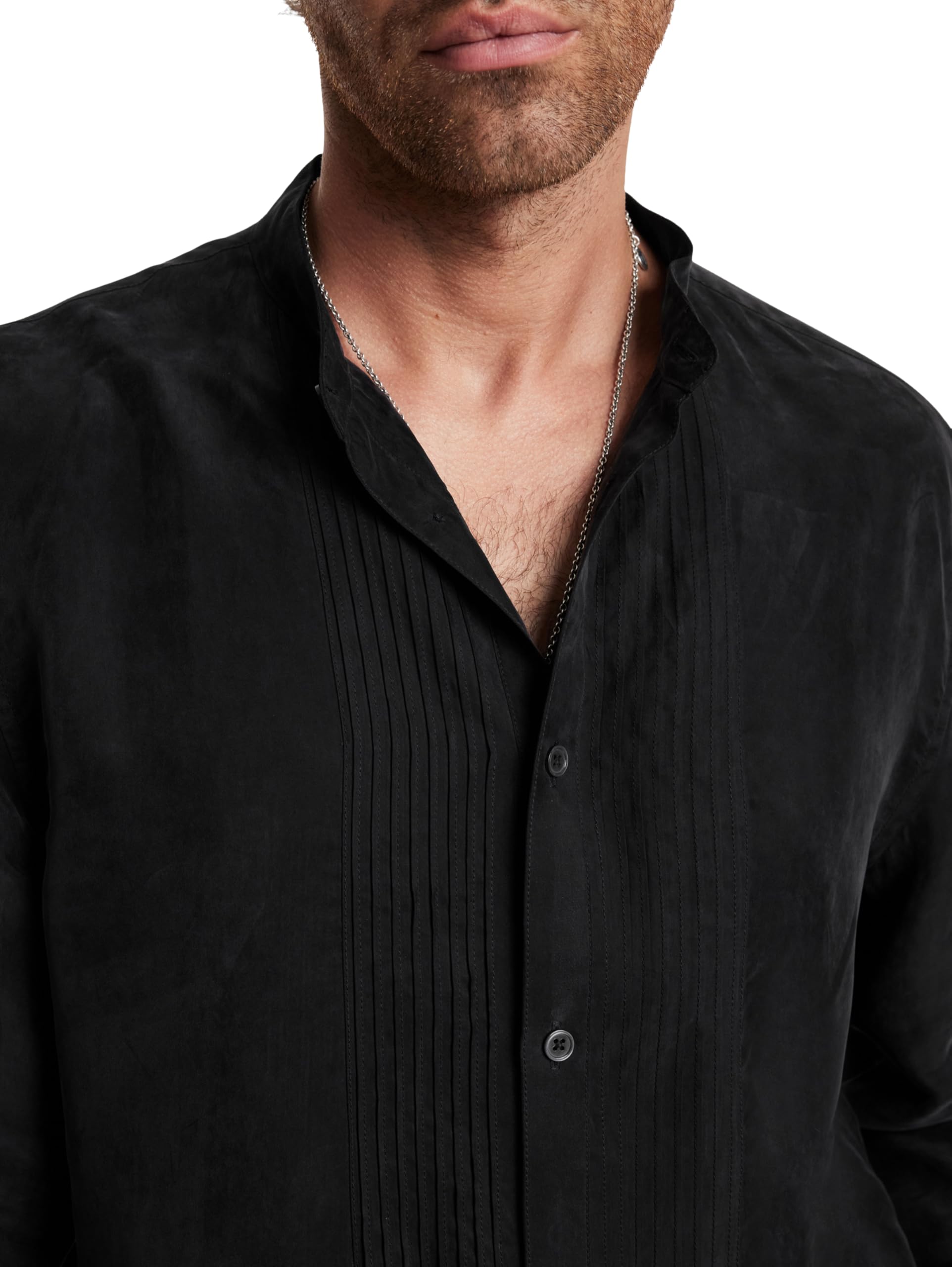John Varvatos Men's Hanover Button-Down Shirt - Casual & Dressy Long Sleeve Oxford for Work & Date Nights