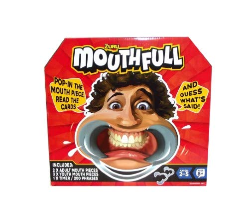 ZURU Mouthfull Game Pack of 2 - Fun Family Party Game for Kids & Adults, Perfect for Game Nights, Birthday Parties, and Indoor Activities