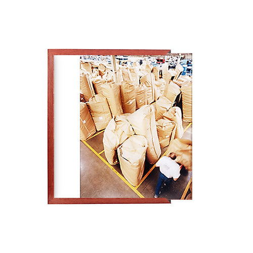 10x12 Wooden Frame Top Load Poster Display Sign Holder - Perfect for Retail Stores, Restaurants, and Events