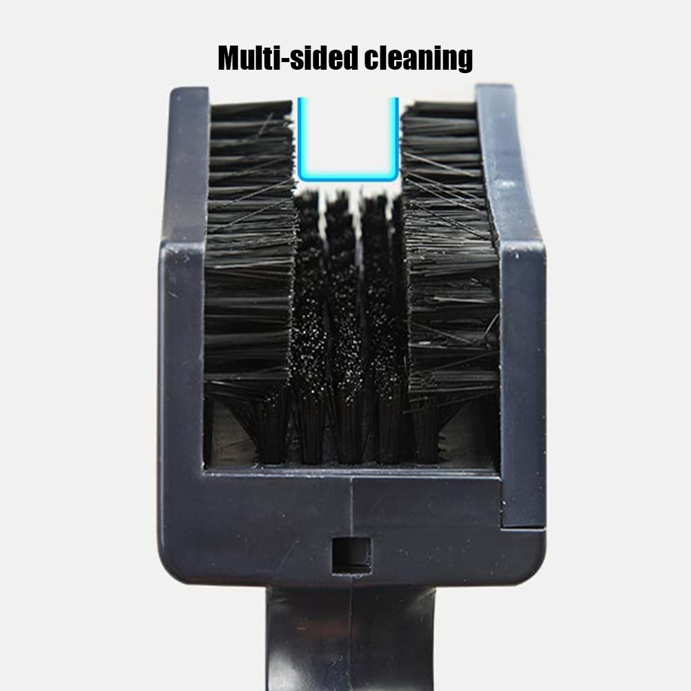 Premium Bike Chain Cleaner & Bicycle Cleaning Brush Kit - Dual Head Design for Effective Chain Maintenance - Ideal for Cycling Bikes & Motorcycles - Perfect for Road Bikes, Mountain Bikes & Motorcycle Maintenance