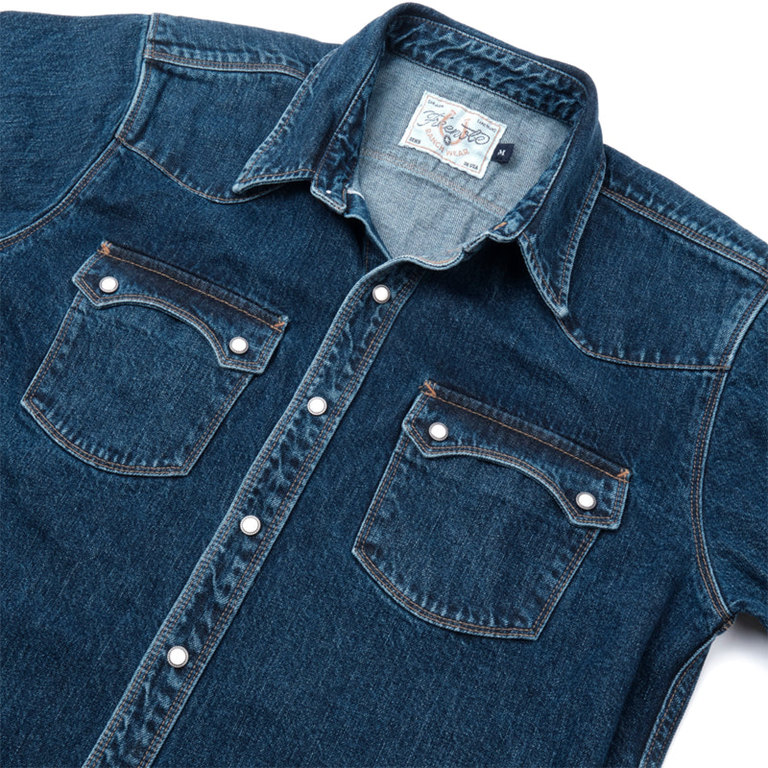 Freenote Premium 11oz Washed Denim Jeans for Men - Classic Western Style Comfortable Slim Fit Jeans for Casual Wear & Outdoor Adventures