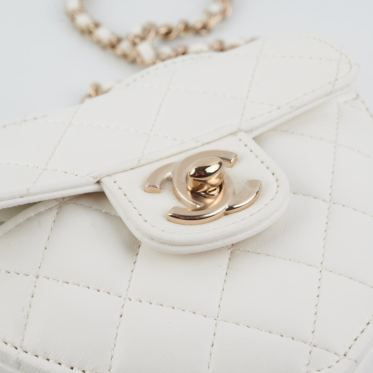 Chanel Mini Heart Bag White - Elegant & Stylish Crossbody Bag for Women | Perfect for Date Night, Parties & Special Occasions