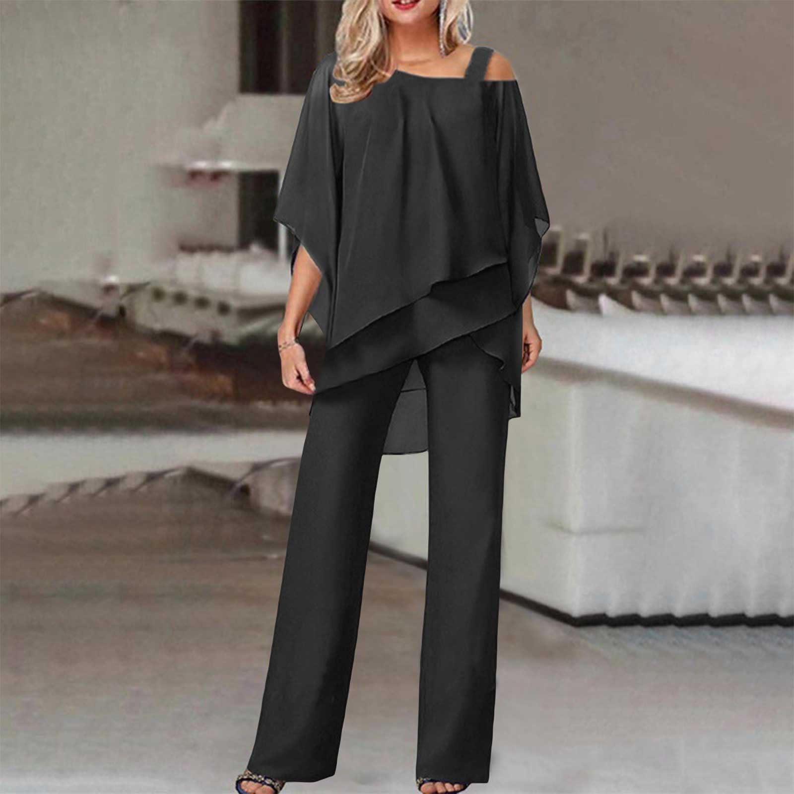 Women's Plus Size 2-Piece Pantsuit Set - Dressy Casual Business Office Suit with Blazer & Pants in Beige (3XL) | Perfect for Work, Meetings & Professional Events