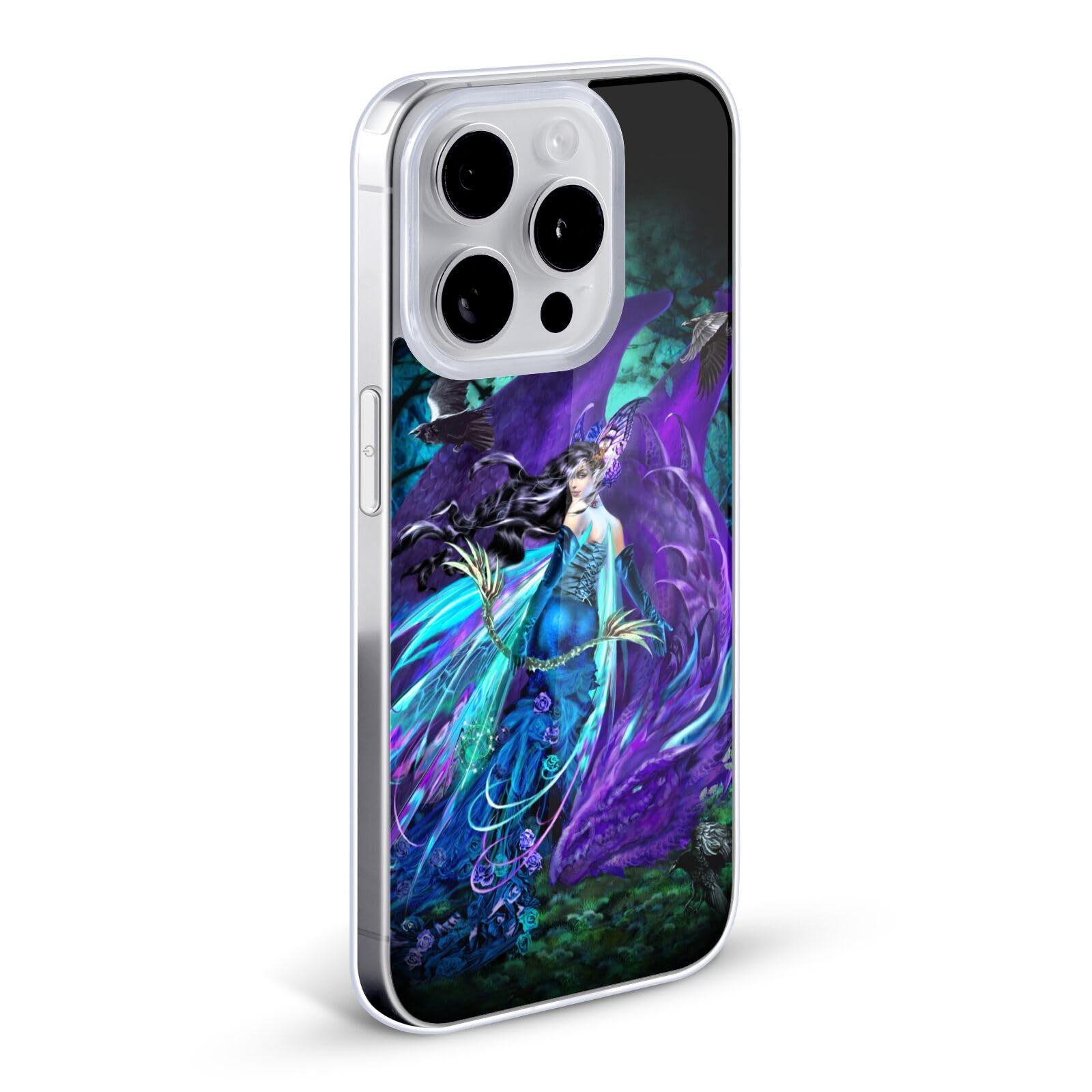Officially Licensed Ruth Thompson Sagittarius Dragons Soft Gel Case for Apple iPhone 12 & iPhone 12 Pro - Durable Protective Cover with Unique Zodiac Design, Perfect Gift for Astrology Lovers & iPhone Users