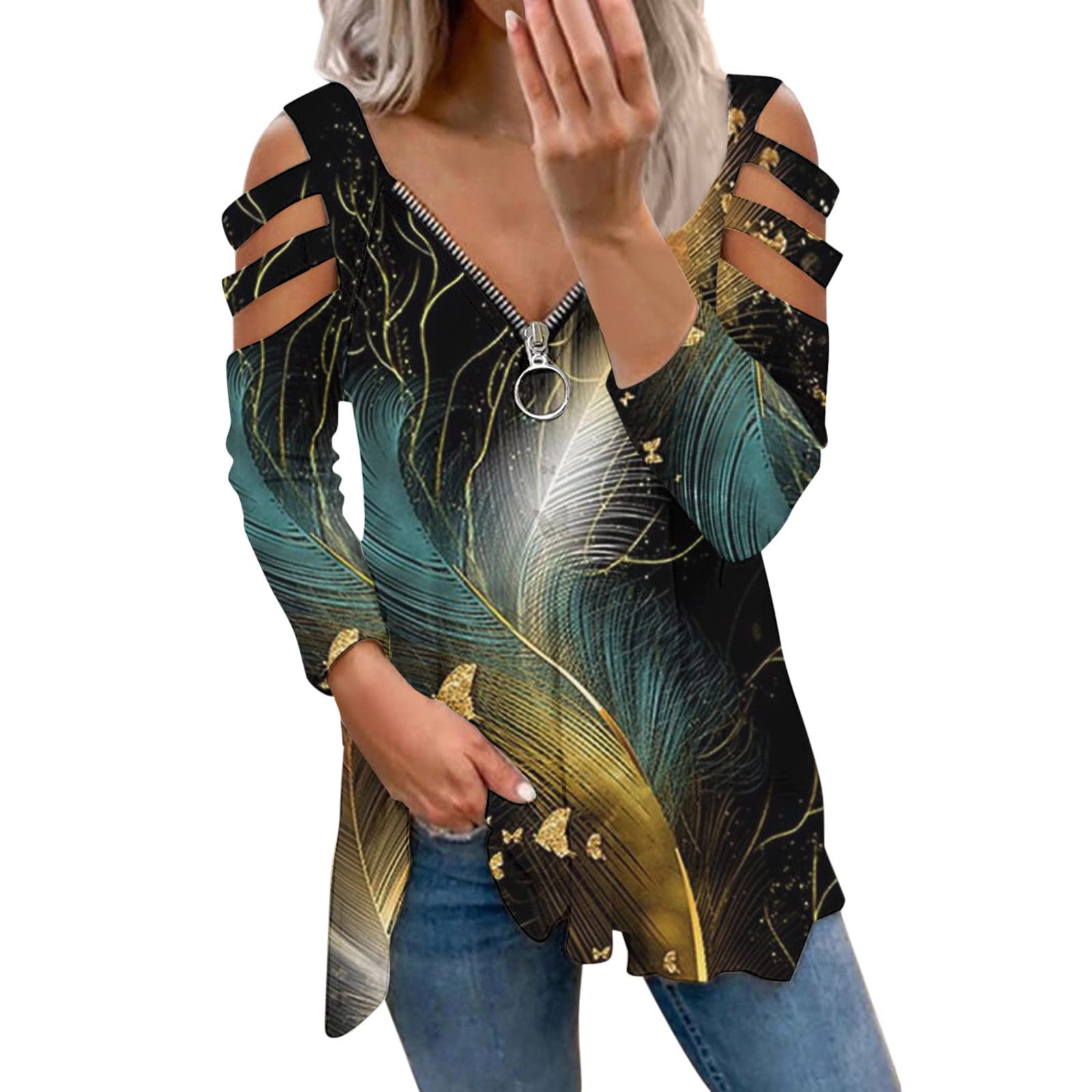Women's Long Sleeve Crew Neck T-Shirts - Basic Casual Blouse Tops for Everyday Wear | Sexy & Elegant Tees for Work, Dating & Weekend Outfits