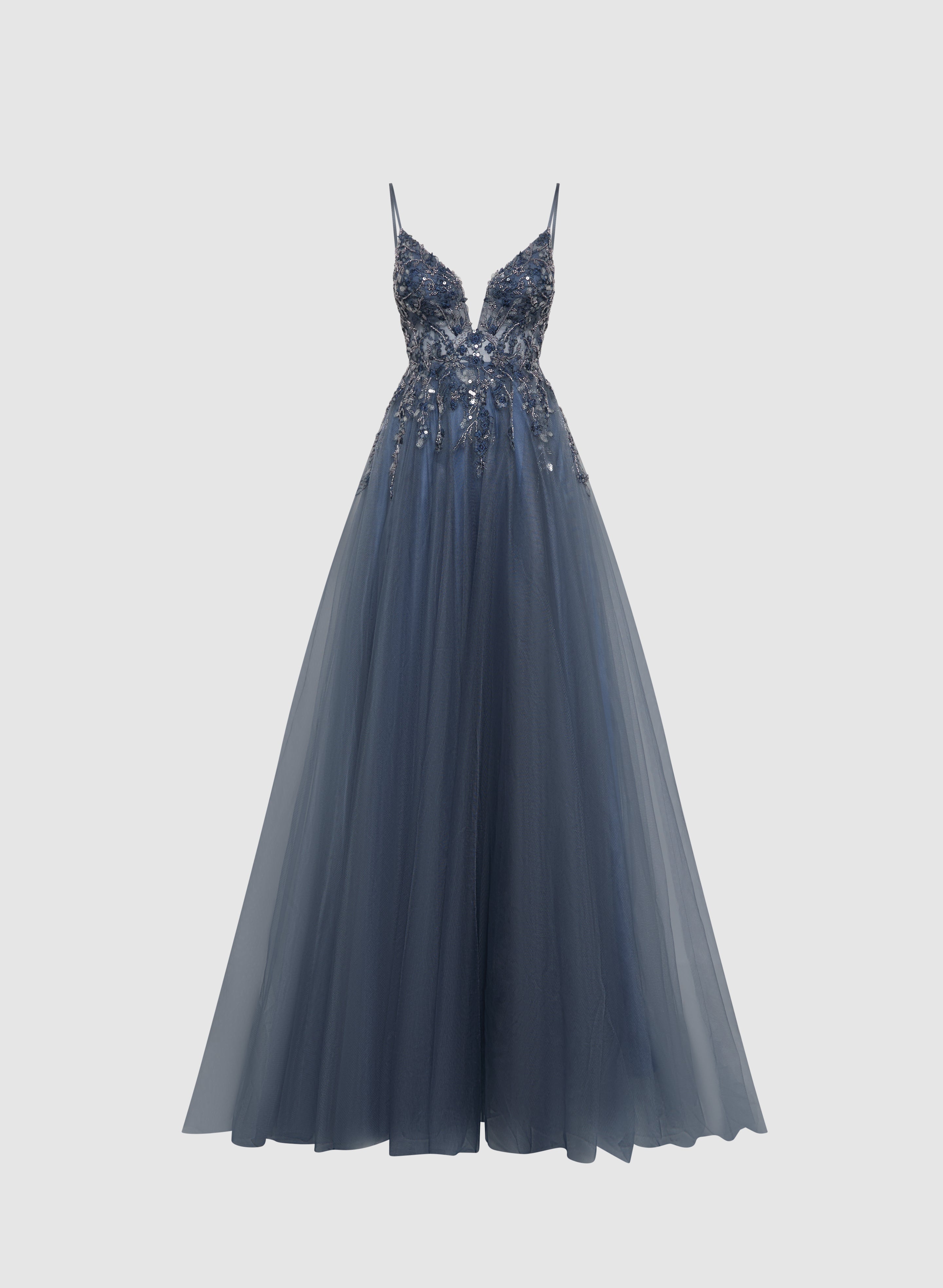 Elegant Floral Appliqué Maxi Dress for Women - Summer Beach Wedding Party & Boho Chic Outfit