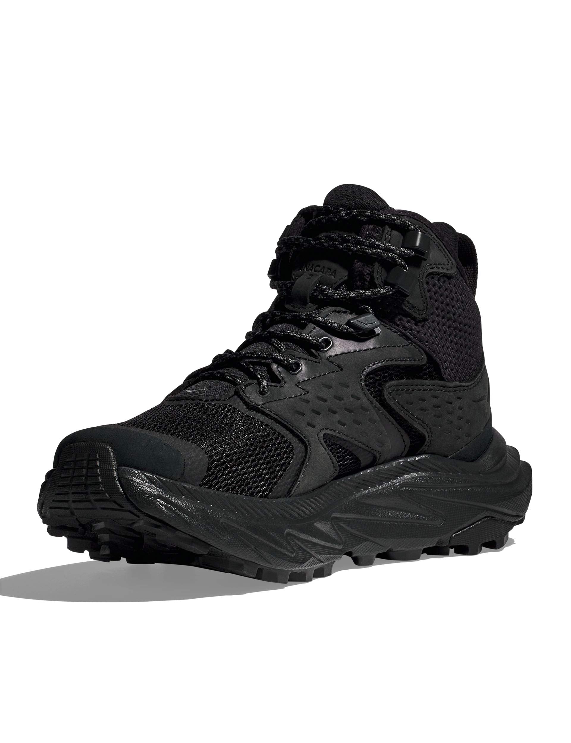 Anacapa 2 Mid Gore-Tex Hiking Boots for Men & Women - Waterproof Black Outdoor Shoes for Trail Running & Mountain Climbing
