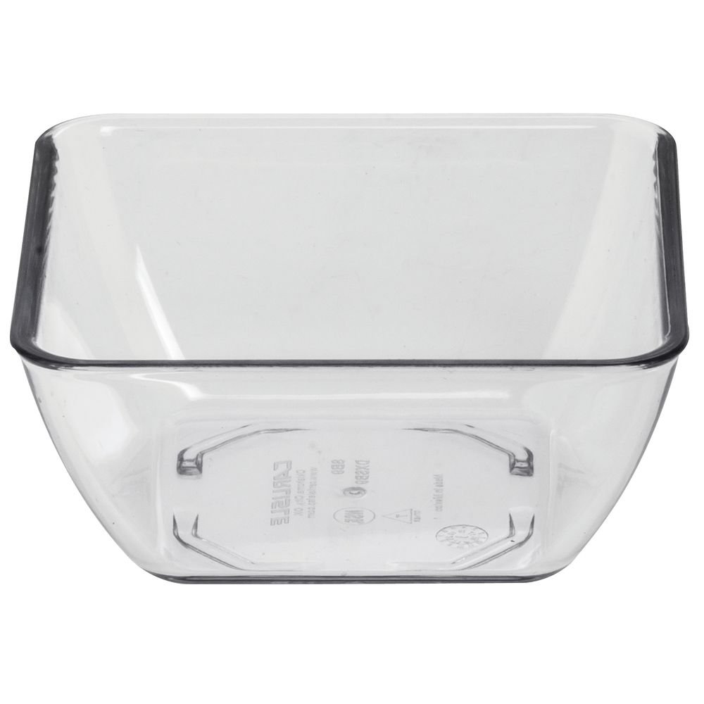 Dinex 9 Oz Clear SAN Plastic Flared Bowls - 4