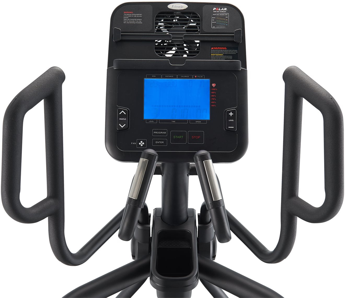 Fitnex E65 Light Commercial Elliptical Trainer - Low Impact Cardio Machine for Home & Gym Use - Perfect for Weight Loss & Full Body Workout