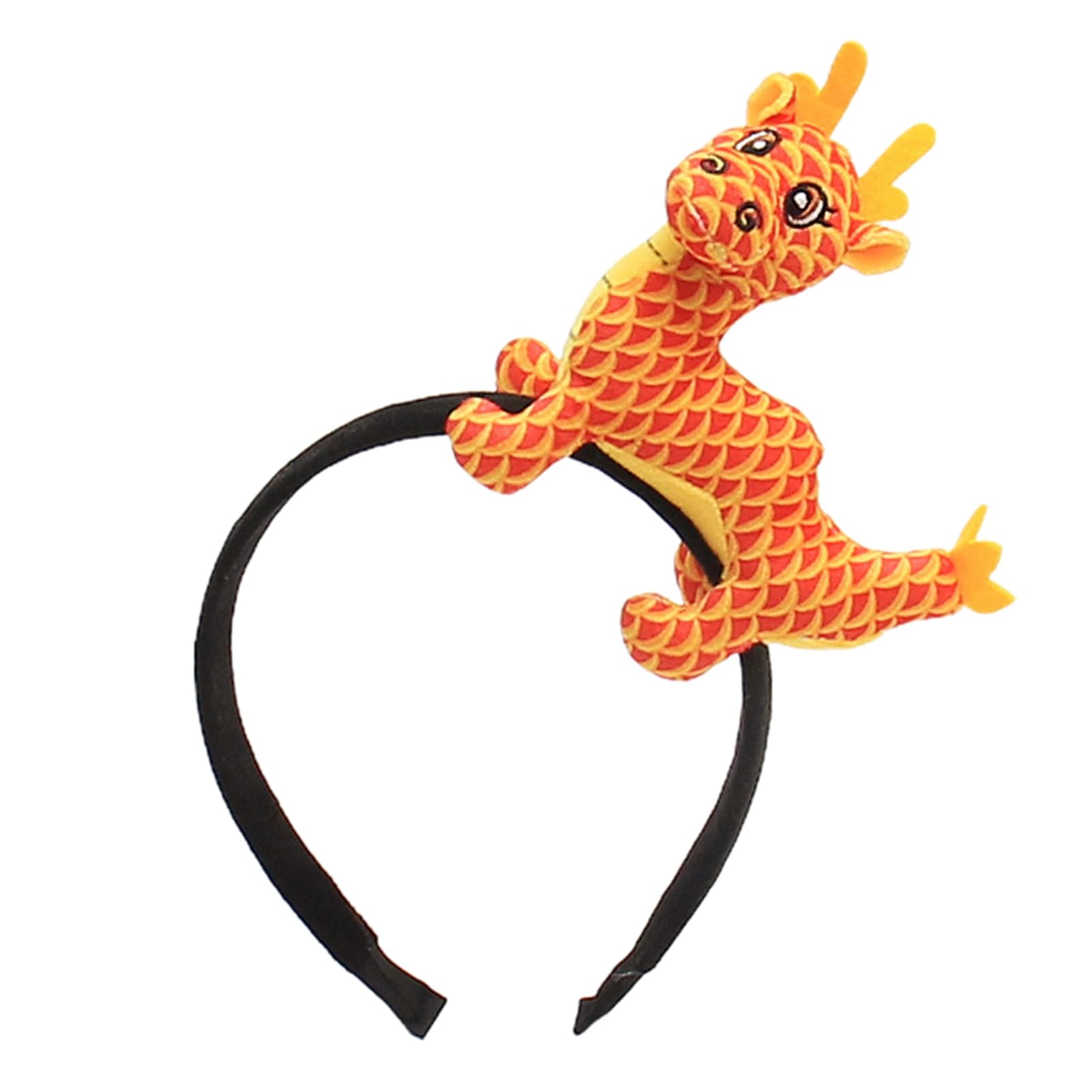 SMBCGDM Zodiac Dragon Cartoon Hairband - Lightweight, Cute & Exquisite Hair Accessory for Women (Red) | Perfect for Cosplay, Costume Parties & Everyday Fashion