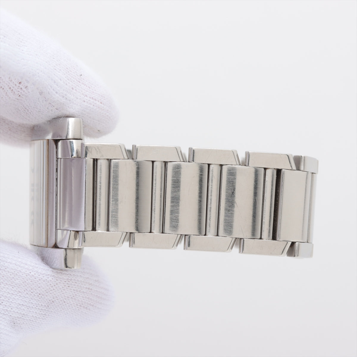 Cartier Large Tank Francaise Stainless Steel Watch W51002Q3 for Men - Luxury Dress Watch for Business & Formal Occasions